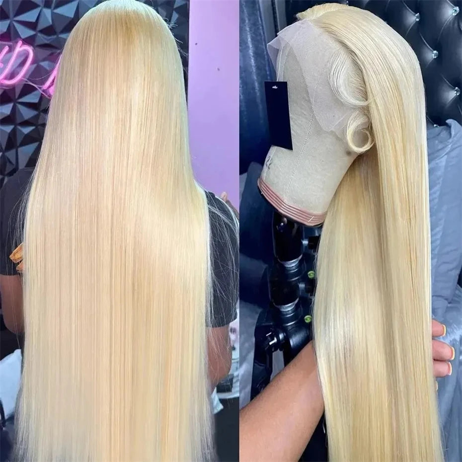 200 Density 613 Hd Lace Frontal Wig 13x4 13x6 360 Blonde Lace Front Human Hair Wigs For Women Preplucked Brazilian Straight Hair