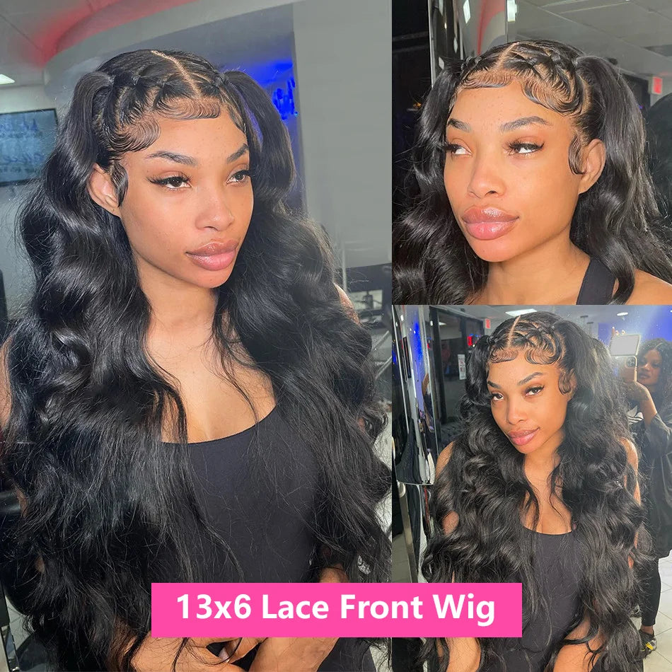 Body Wave Lace Wigs 13x6 HD Lace Frontal Wig 100% Raw Human Hair Loose Wave Lace Front Human Hair Wigs 4x4 HD Lace Closure Wig