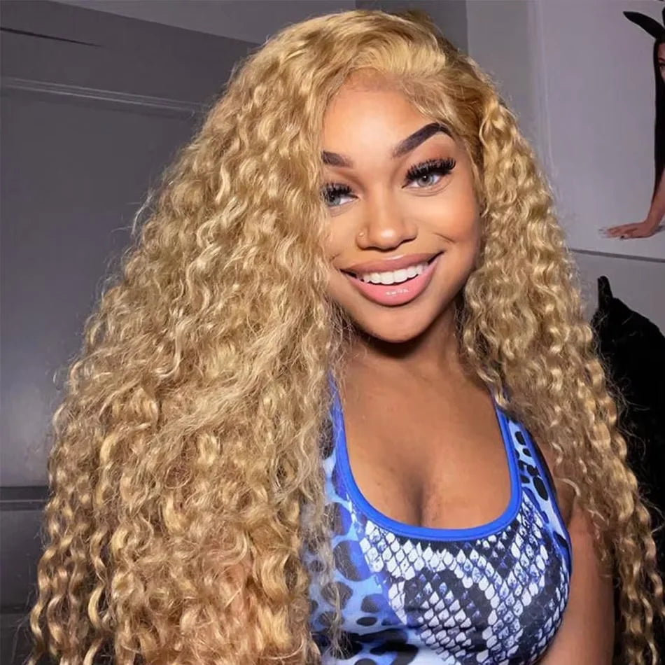 27 Honey Blonde Body Wave Human Hair Wig 13x6 Hd Lace Frontal Wig Color Human Hair 200 Density Colored Preplucked Brazilian Wigs