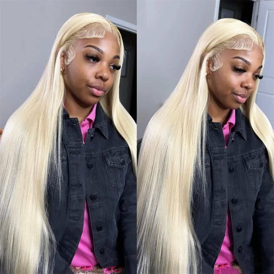 30 40 Inch Hot Pink Transparent Lace Front Wig Human Hair 13x6 Purple Green 613 Blonde Lace Frontal Wig Grey Colored Hair Wigs