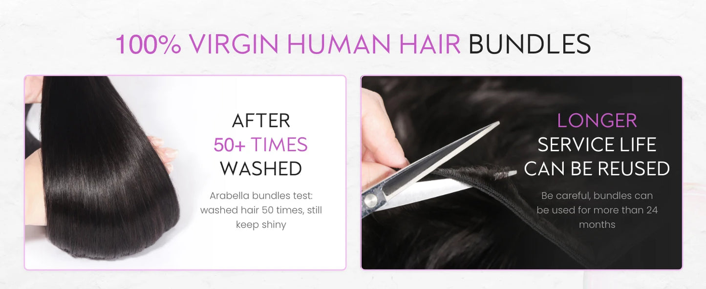 30 40 Inch Bone Straight 100% Bundles Deal Brazilian Virgin Human Hair Body Wave 4 5 Bundles Raw Hair Extensions Natural Color