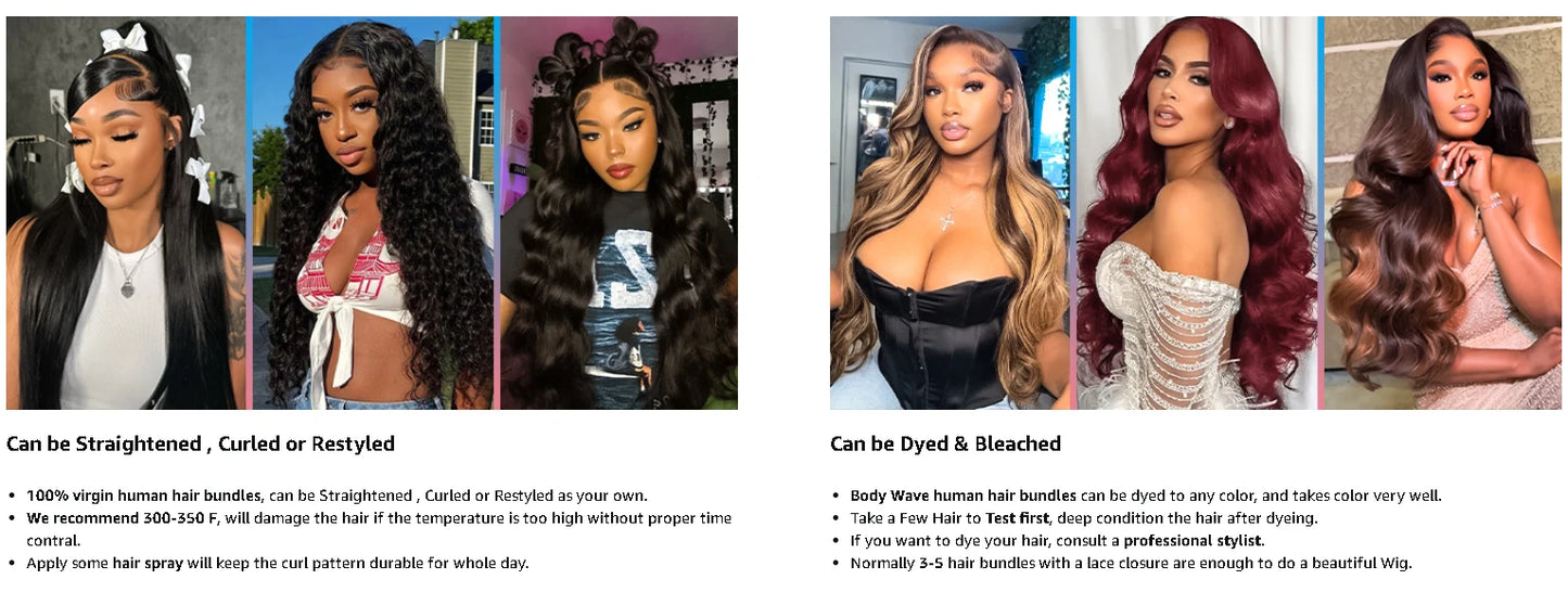 30 40 Inch Bone Straight 100% Bundles Deal Brazilian Virgin Human Hair Body Wave 4 5 Bundles Raw Hair Extensions Natural Color