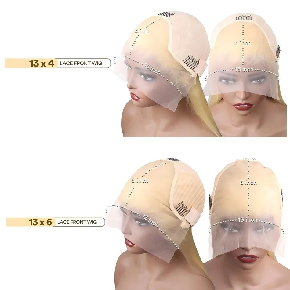 Blonde Human Lace Front Wig 613 Hd Lace Frontal Wig 13X6 Body Wave Human Hair Wigs For Women Pre Plucked 30 32 Inch 220 Density